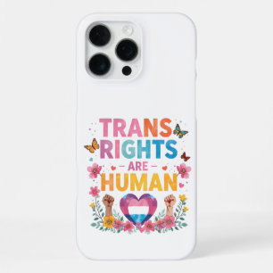 Trans Rechten Zijn Mensenrechten Ontwerp iPhone 16 Pro Max Hoesje