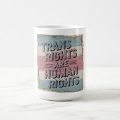 Trans-rechten zijn Mok van de mensenrechten - (Center)