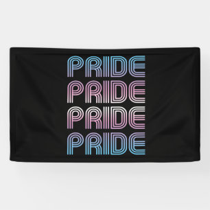 Trans Retro Pride Letters Spandoek