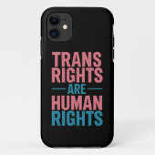 Trans Right zijn mensenrechten Transgender Pride Case-Mate iPhone Case (Achterkant)