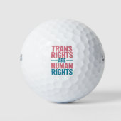 Trans Right zijn mensenrechten Transgender Pride Golfballen (Voorkant)