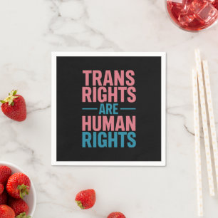 Trans Right zijn mensenrechten Transgender Pride Servet