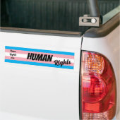 Trans Rights Are Human Rights Bumpersticker (Op Truck)