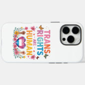 Trans Rights Are Human Rights Design Case-Mate iPhone Case (Achterkant (horizontaal))