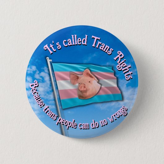 Trans Rights Button (Voorkant)