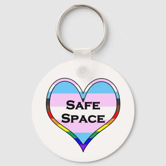 Trans Safe Space Sleutelhanger (Voorkant)