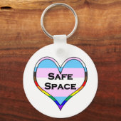 Trans Safe Space Sleutelhanger (Voorkant)