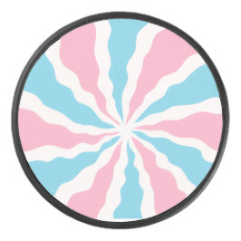 trans spiraalontwerp hockeypuck hockey puck