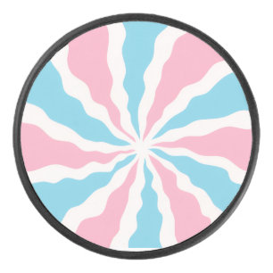 trans spiraalontwerp hockeypuck hockey puck