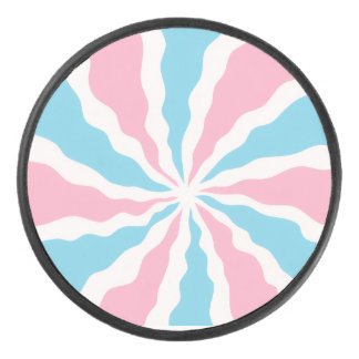 trans spiraalontwerp hockeypuck hockey puck