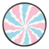 trans spiral design hockey puck (Voorkant)