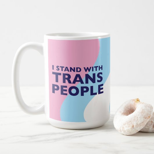 Trans Support 15 oz Mok (Met donut)