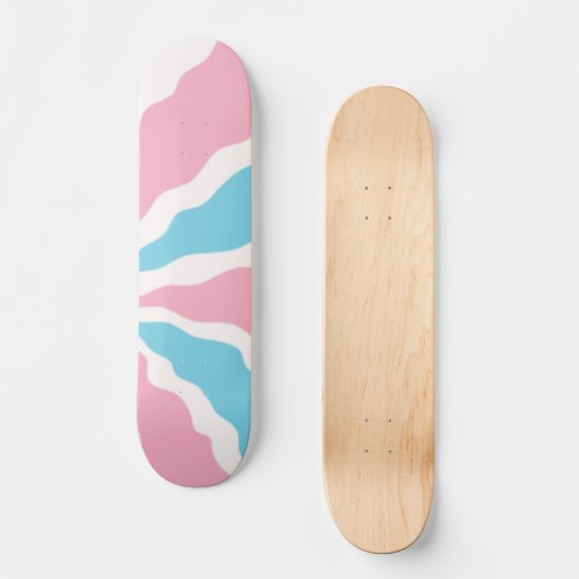 trans swirl style skateboard (Voorkant)