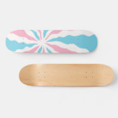trans swirl style skateboard (Horizontaal)