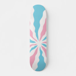 trans swirl style skateboard
