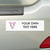TRANS SYMBOL 3D BUMPERSTICKER (Op auto)