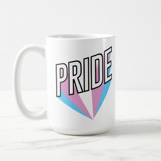 Trans trots barst koffiemok (Links)