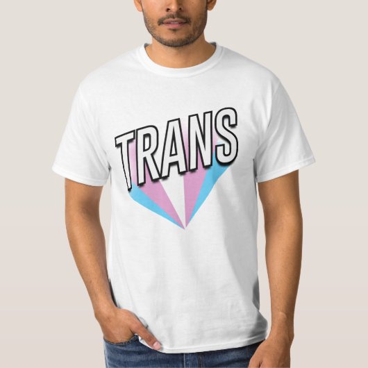 Trans trots barst Trans T-shirt (Voorkant)