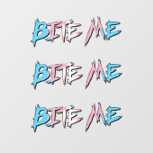 Trans trots bijt me raamsticker (Vel)