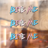 Trans trots bijt me raamsticker (Vel 2)
