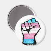 Trans trots vuist magneet (Voorkant / Achterkant)