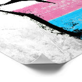 Trans trots vuist poster (Hoek)