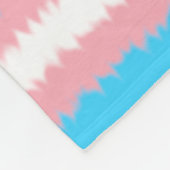 Trans Vlag Fleece Deken (Hoek)
