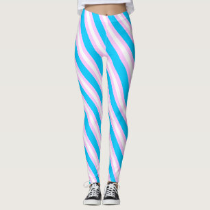 Trans Vlag Kunst Leggings