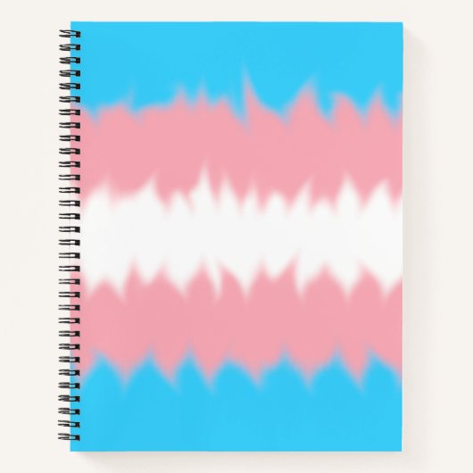 Trans Vlag Notitieboek (Voorkant)