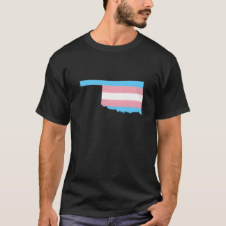 Trans vlag Oklahoma LGBT trots ondersteuning gezin T-shirt