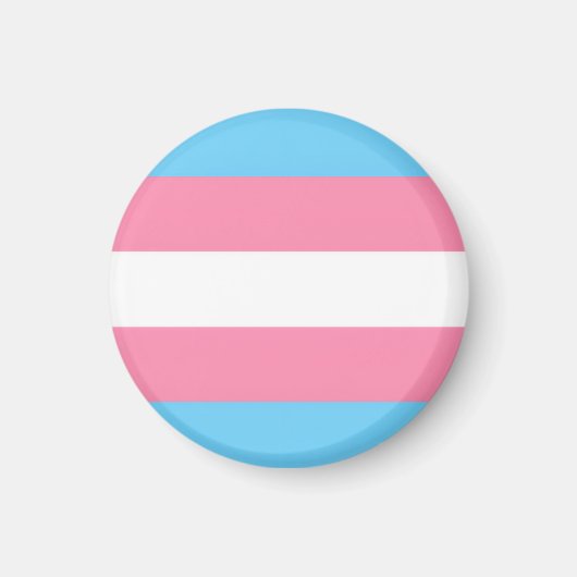 trans vlag op magneet (Voorkant)