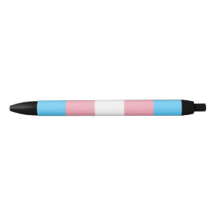 trans vlag op pen