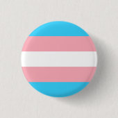 trans-vlag ronde button 3,2 cm (Voorkant)