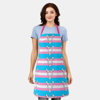 Trans Vrouw Vieren Gift Schort