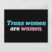 Trans Vrouwen zijn vrouwen Briefkaart (Voorkant)
