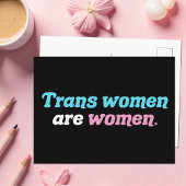 Trans Vrouwen zijn vrouwen Briefkaart