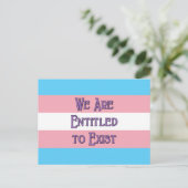 Trans wij zijn... briefkaart (Staand voorkant)