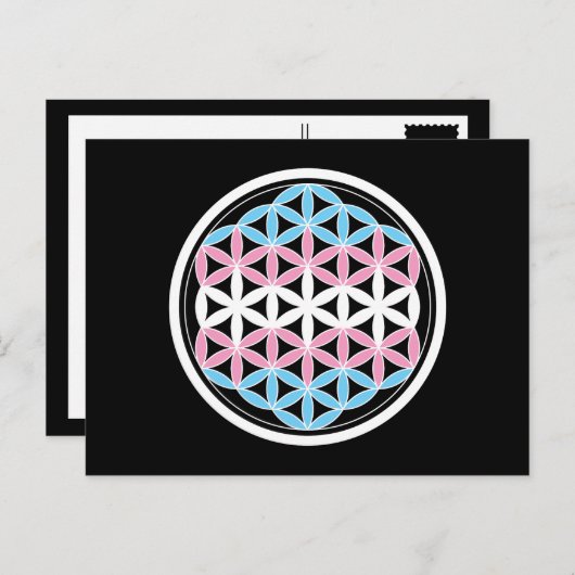 tranSacred geometrie Briefkaart (Voorkant / Achterkant)