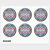 tranSacred geometrie Ronde Sticker (Vel)