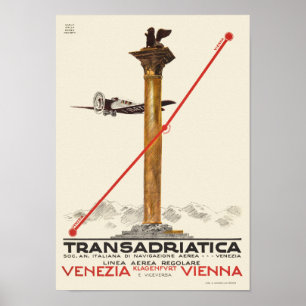 Transadriatica Italië Vintage Poster 1925