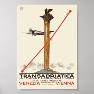 Transadriatica Italië Vintage Poster 1925