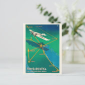 Transadriatica Italy Vintage Poster 1931 Briefkaart (Staand voorkant)