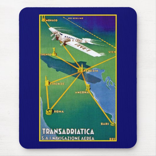 Transadriatica Navigazione Aerea Muismat (Voorkant)