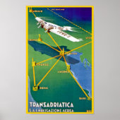 Transadriatica Navigazione Aerea Poster (Voorkant)