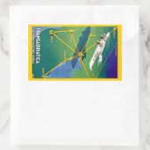 Transadriatica Navigazione Aerea Rechthoekige Sticker (Tas)