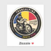 Transalpina Roemenië Motorfiets Sticker (Vel)