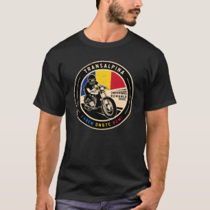 Transalpina Roemenië Motorfiets T-shirt