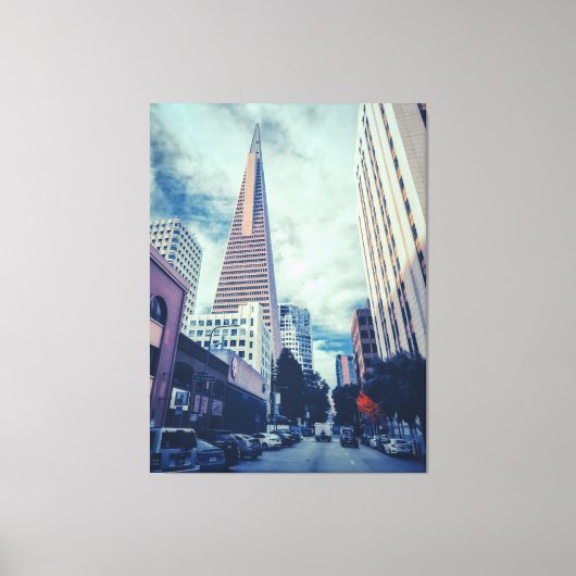 TransAmerica Pyramid Canvas Afdruk (Voorkant)