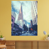 TransAmerica Pyramid Canvas Afdruk (Insitu (Woonkamer))