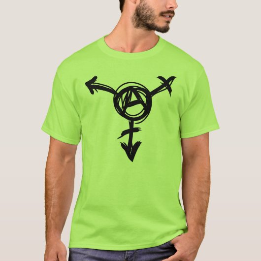 transanarchistisch symbool t-shirt (Voorkant)